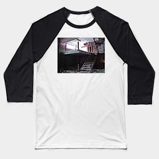 Fencing Post Minus Rails Baseball T-Shirt